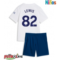 Camiseta Manchester City Rico Lewis #82 Tercera Equipación para niños 2026-27 manga corta (+ pantalones cortos)